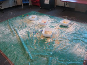 Time to clean! But it was all worth it.